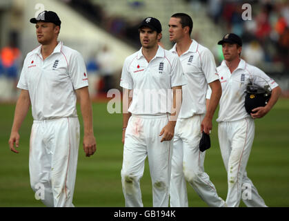 Cricket - npower Troisième Test - Day 4 - Angleterre v Afrique du Sud - Edgbaston Banque D'Images