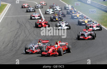 Course de Formule 1 - Grand Prix de Hongrie - Race - Hungaroring Banque D'Images