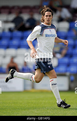 Football - Friendly - Macclesfield Town v Bolton Wanderers - Stade Rose Mousse Banque D'Images