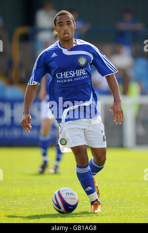 Football - Friendly - Macclesfield Town v Bolton Wanderers - Stade Rose Mousse Banque D'Images