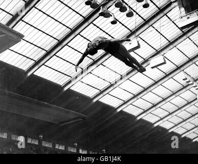 Jeux Olympiques de Londres 1948 - Plongée - Wembley - Empire extérieure Banque D'Images
