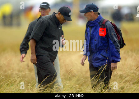 Golf - l'Open Golf Championship - Sandwich - Premier tour Banque D'Images