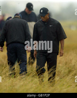 Golf - l'Open Golf Championship - Sandwich - Premier tour Banque D'Images