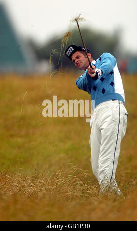 Golf - l'Open Golf Championship - Sandwich - Premier tour Banque D'Images