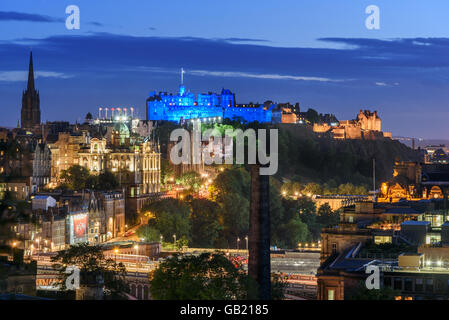 Edinburgh se trouve au cœur de l'Edinburgh et du Sud Est de l'Écosse Ville Région . Banque D'Images