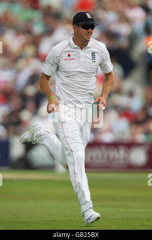 Kevin Pietersen, capitaine de la Nouvelle-Angleterre, lors du quatrième Test à l'Oval de Londres. Banque D'Images