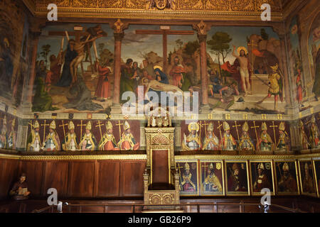 La cathédrale de Tolède Espagne les Archevêques portrait gallery Banque D'Images