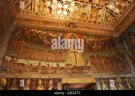 La cathédrale de Tolède Espagne les Archevêques portrait gallery Banque D'Images