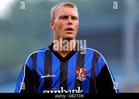 Football - amical - Stevenage Borough / Tottenham Hotspur. Tont Battersby, Stevenage Borough Banque D'Images