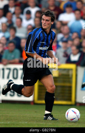 Football - amical - Stevenage Borough / Tottenham Hotspur. Jamie Cook, Stevenage Borough Banque D'Images