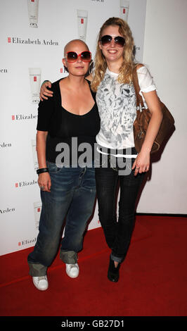 Gail porter à la Elizabeth Arden huit Hour Party au 24 dans le centre de Londres. Banque D'Images