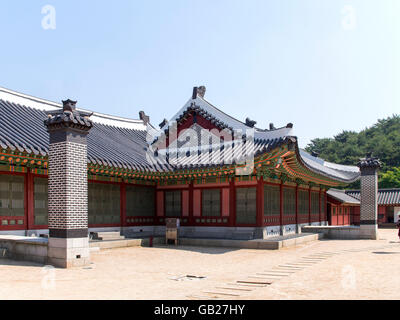 Palais forteresse Hwaseong Haenggung à Hwaseong, Suwon, Province Gyeonggi-do, Corée du Sud de l'Asie, l'UNESCO patrimoine mondial Banque D'Images