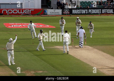 Cricket - npower deuxième Test - Day 4 - Angleterre v Afrique du Sud - Headingley Banque D'Images