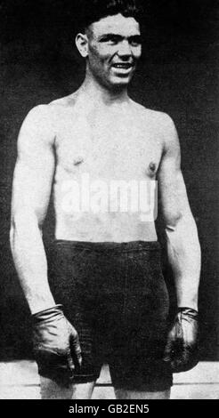 Boxe. Jack Dempsey, champion du monde de poids lourd Banque D'Images