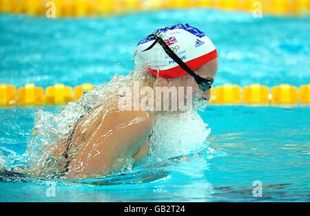 Jeux Olympiques - Jeux Olympiques de Beijing 2008 - première journée.Keri-Anne Payne, en Grande-Bretagne, en action dans la méditation individuelle du 400m féminin Banque D'Images