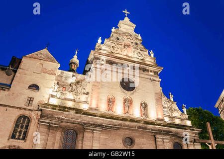 Église catholique jésuite à Lvov Banque D'Images