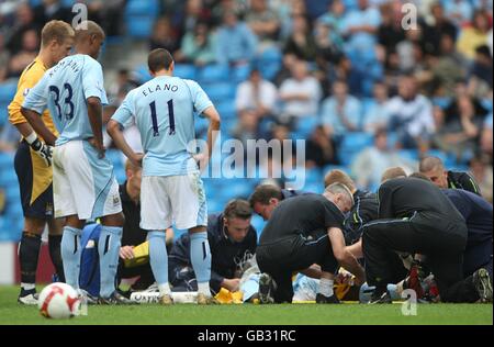 Soccer - Barclays Premier League - Manchester City v West Ham United - City of Manchester Stadium Banque D'Images