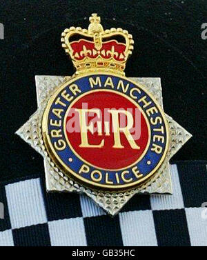 Badge Greater Manchester police.Badge Greater Manchester police. Banque D'Images