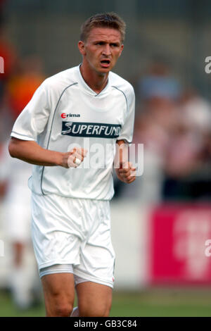 Football - coupe Intertoto de l'UEFA - deuxième tour - deuxième jambe - Pasching v Pobeda. Manfred Rothbauer, Pasching Banque D'Images