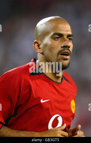 Football - amical - Manchester United / Juventus. Juan Sebastian Veron, Manchester United Banque D'Images