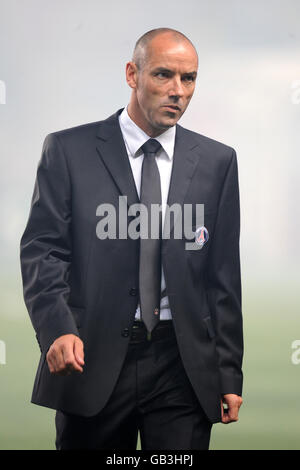 Football - première Division française - Monaco / Paris Saint Germain - Stade Louis IIParis Saint Germain car Paul le Guen Banque D'Images