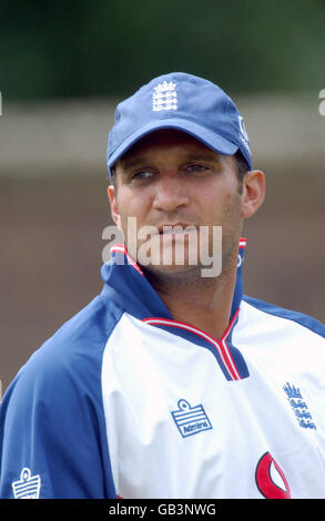 Cricket - Premier test npower - Angleterre contre Afrique du Sud - filets. Mark Butcher, Angleterre Banque D'Images