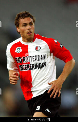 Football - coupe Alpen 2003 - Feyenoord / Hanovre 96. Johan Elmander, Feyenoord Banque D'Images