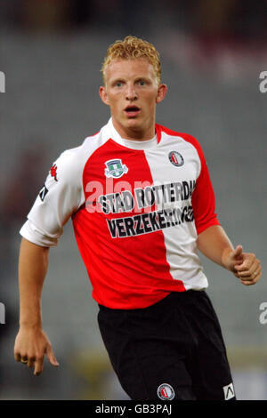 Football - coupe Alpen 2003 - Feyenoord / Hanovre 96. Dirk Kuyt, Feyenoord Banque D'Images