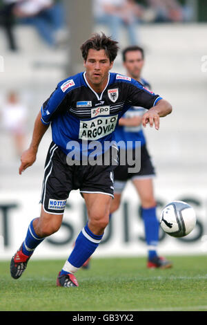 - Ambassadoren Swiss Cup Soccer - FC Aarau v FC Thoune Banque D'Images