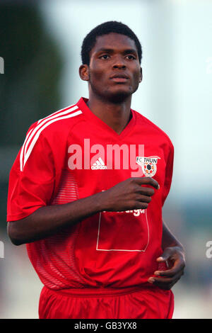 Football - coupe des Ambassadeurs suisses - FC Aarau / FC Thun. Tekendo, FC Thun Banque D'Images