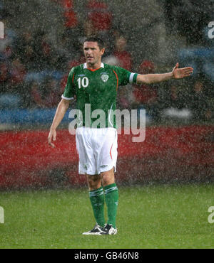 Soccer - International - La Norvège et République d'Irlande - Stade Ullevaal Banque D'Images