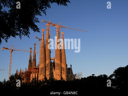 Stock de voyage - Espagne - Barcelone. La Sagrada Familia, Barcelone Banque D'Images