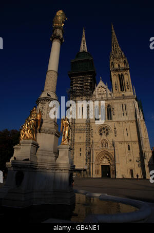 Katedrai Marijina Uznesenja (Cathédrale de l'Assomption de la Sainte Vierge Marie) Banque D'Images