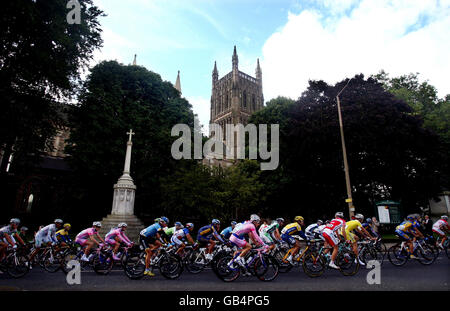 Cyclisme - Tour de Grande-Bretagne - Quatrième étape - Worcester Banque D'Images