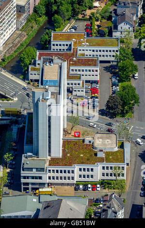 Vue aérienne, country court, Siegen Siegen officiel de la cour, Siegen, Düren, district de Rhénanie du Nord-Westphalie, Allemagne, de Banque D'Images