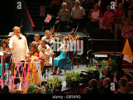 Le Last Night of the Proms - Londres Banque D'Images