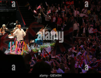 Le Last Night of the Proms - Londres Banque D'Images