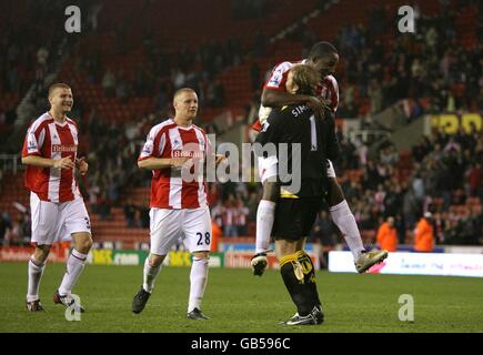 Soccer - Barclays Premier League - Stoke City v Lecture - Britannia Stadium Banque D'Images