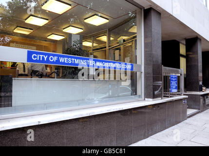 Vue générale de Westminster Magistrate court, Londres Banque D'Images