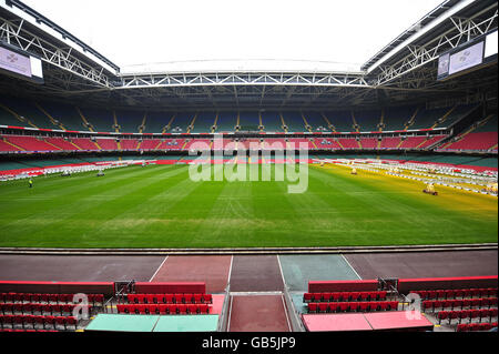 Stade Millennium. Vue générale du Millennium Stadium, Cardiff Banque D'Images