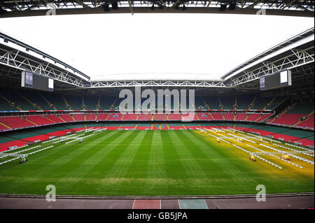 Stade Millennium. Vue générale du Millennium Stadium, Cardiff Banque D'Images