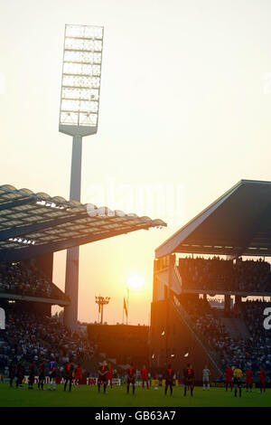 Football - match amical - Belgique / Hollande Banque D'Images