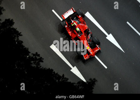 La course automobile de Formule 1 - Grand Prix de Singapour Singtel - Qualifications - Circuit de Marina Bay Park Banque D'Images