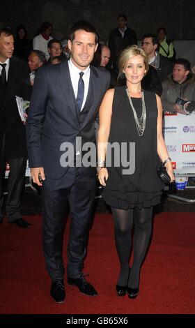 Jamie et Louise Redknapp arrivent pour les Pride of Britain Awards au London Television Center, Upper Ground, SE1. Banque D'Images