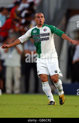 Football - coupe Alpen 2003 - Feyenoord contre FC Nurnberg. Jorge Acuna, Feyenoord Banque D'Images