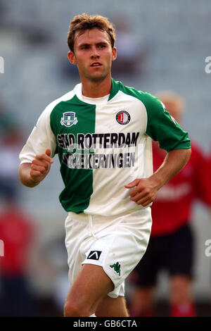 Football - coupe Alpen 2003 - Feyenoord contre FC Nurnberg. Thomas Buffel, Feyenoord Banque D'Images