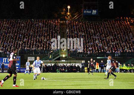 Football - Carling Cup - Deuxième tour - Brighton & Hove Albion v Manchester City - Withdean Stadium Banque D'Images