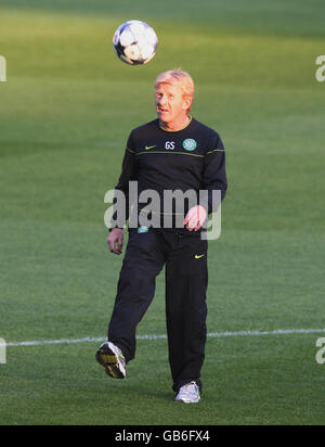 Soccer - Session de formation Celtique - Stade El Madrigal Banque D'Images