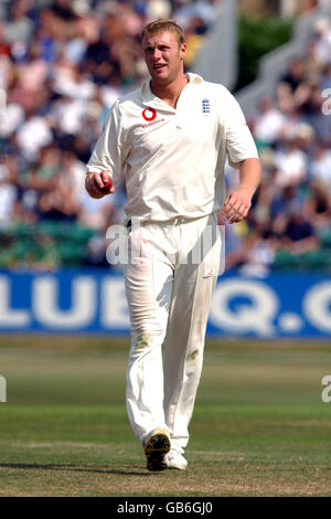 Cricket - npower quatrième Test - Angleterre / Afrique du Sud - quatrième jour. Andrew Flintooff, Angleterre Banque D'Images