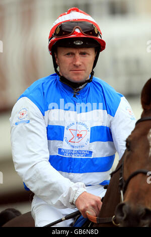 Les courses de chevaux - Pontefract Racecourse Banque D'Images